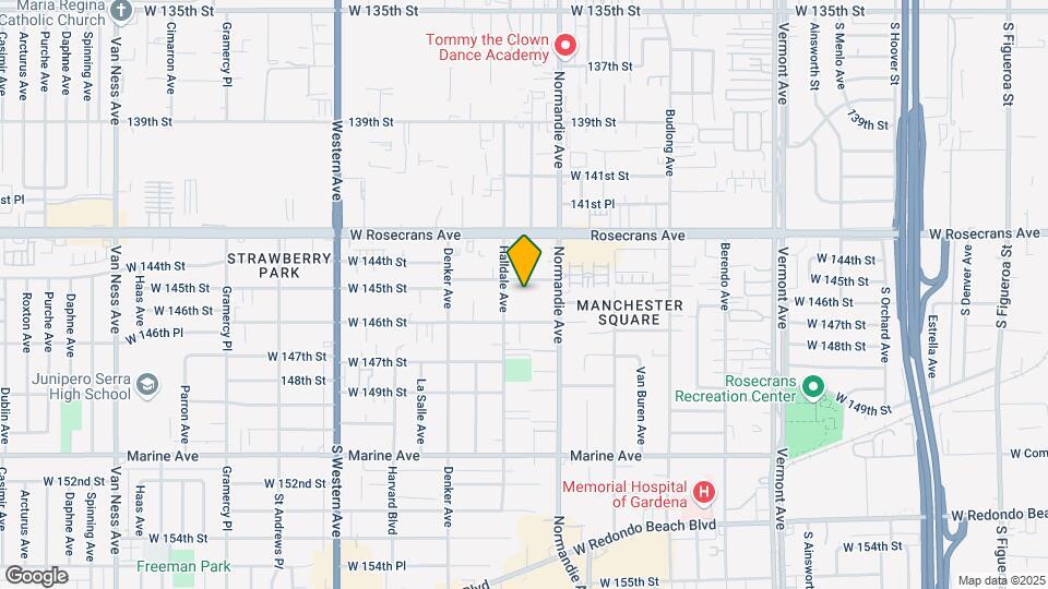 1438 W 145th St Map and Location Details