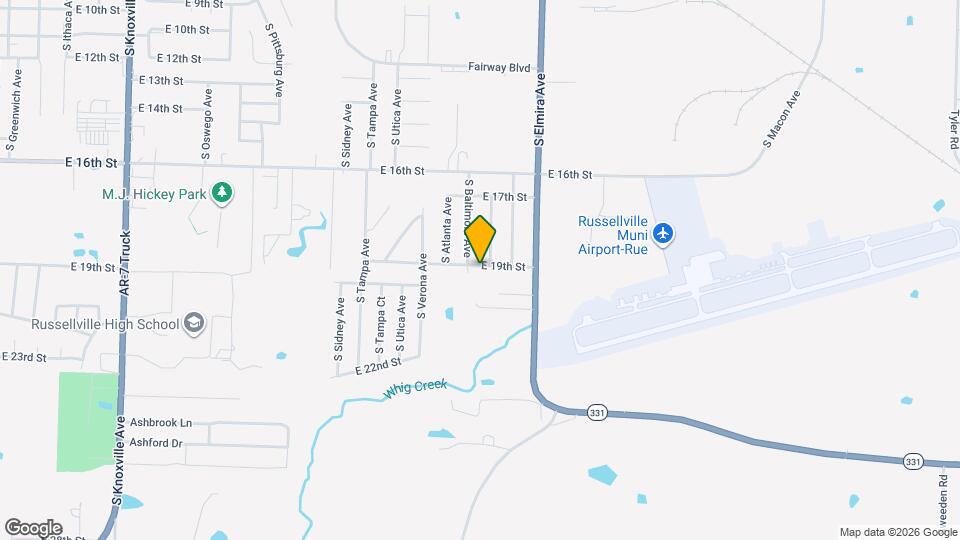 2504 E 19th St Map and Location Details