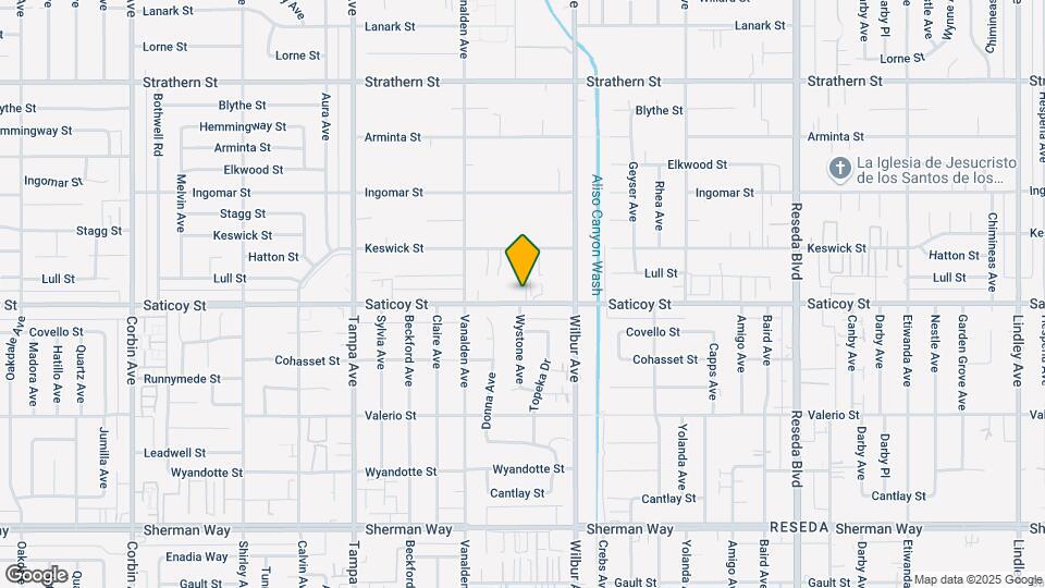 18957 Saticoy St Map and Location Details