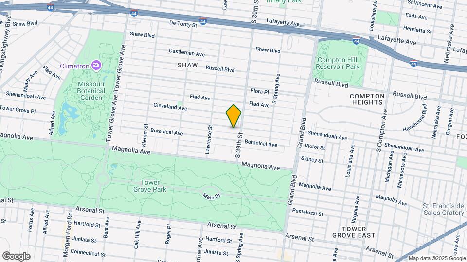 3914 Shenandoah Ave Map and Location Details