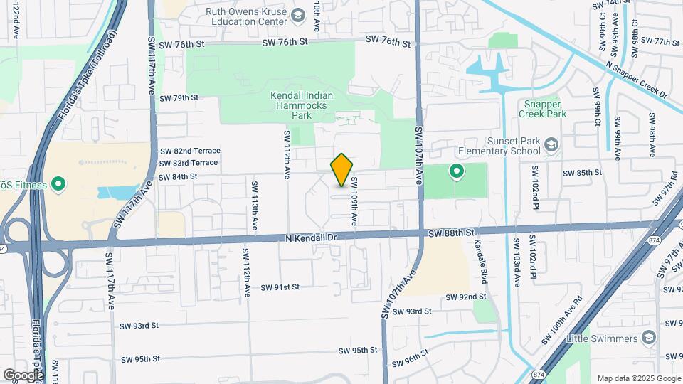 8600 SW 109th Ave Map and Location Details