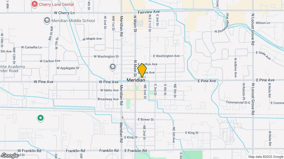 128 E Pine Ave Map and Location Details