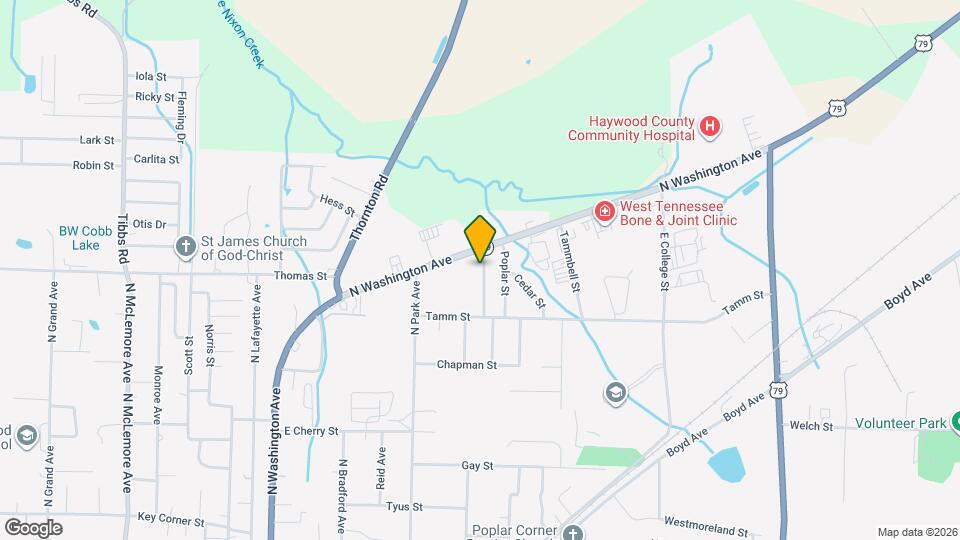 1029 Hungerford St Map and Location Details