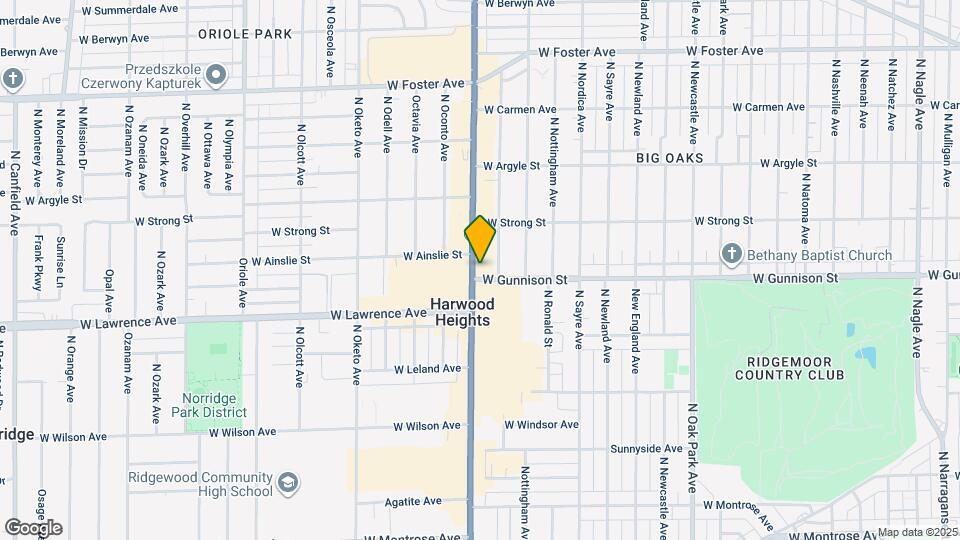 4807 N Harlem Ave Map and Location Details