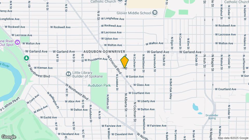 2603 W Kiernan Ave Map and Location Details
