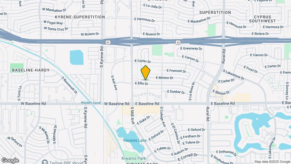 128 E Ellis Dr Map and Location Details