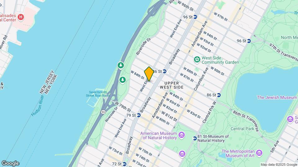 272 W 84th St Map and Location Details