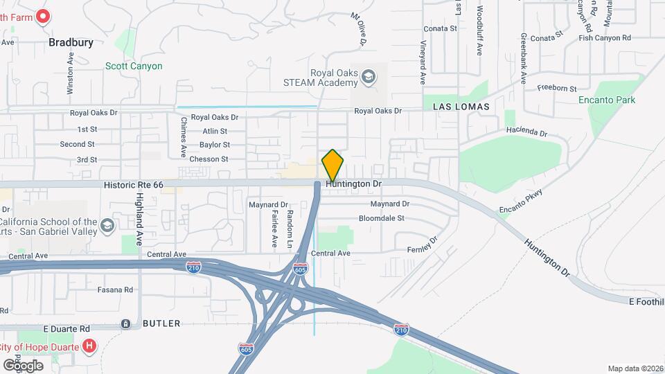 2338 Huntington Dr Map and Location Details