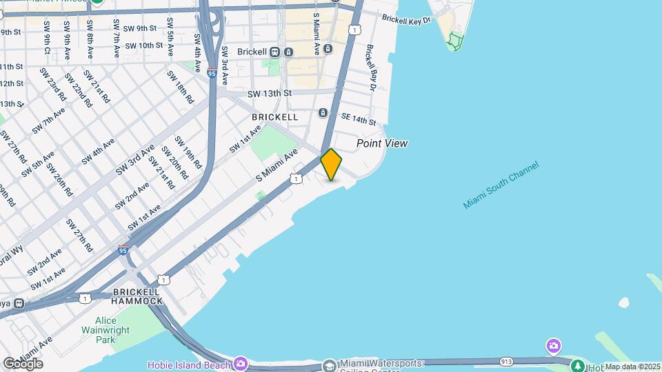 1541 Brickell Ave Map and Location Details