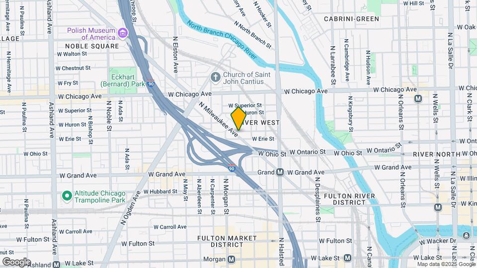 651 N Milwaukee Ave Map and Location Details