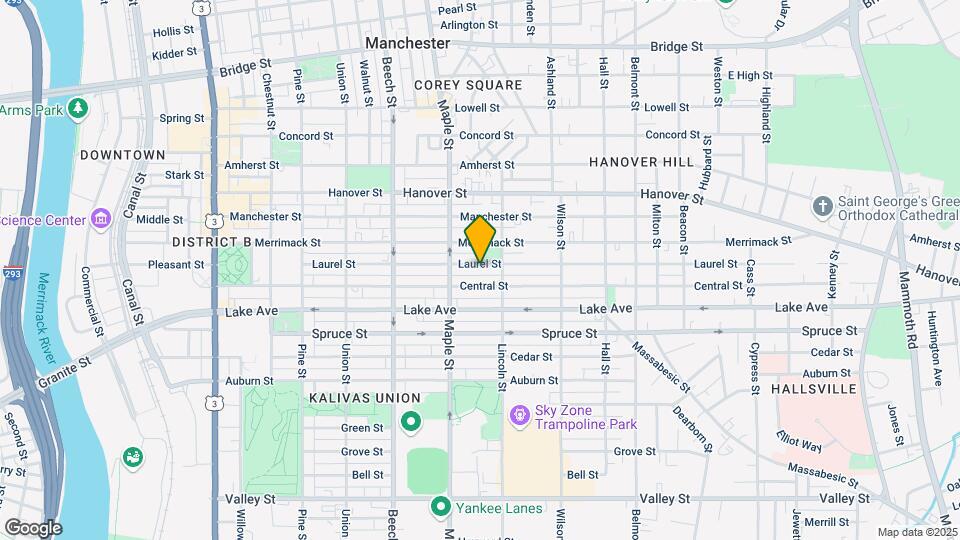 231 Laurel St Map and Location Details
