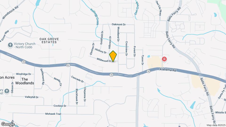 1411 Wildwood Dr Map and Location Details