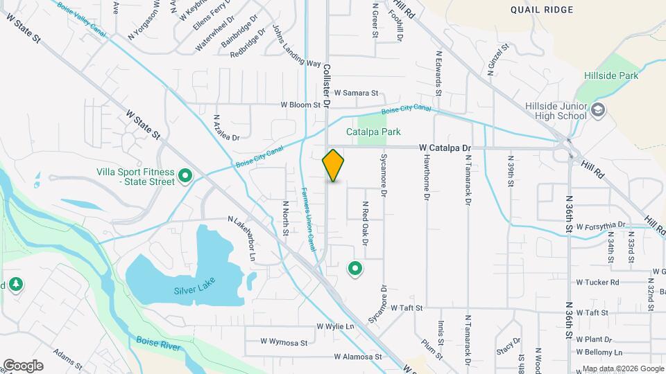 3698 N Collister Dr Map and Location Details