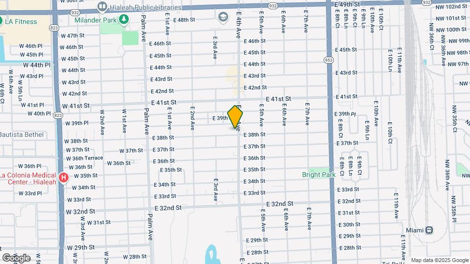 3800 E 4th Ave Mapa y Detalles de la Ubicación