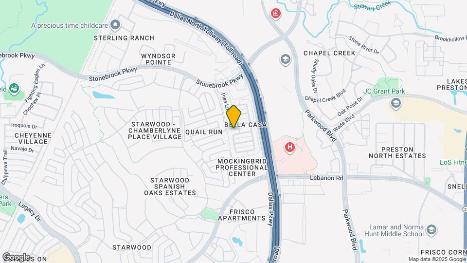 6728 Pistoia Dr Map and Location Details