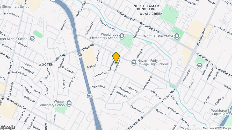 8700 Parkfield Dr Map and Location Details