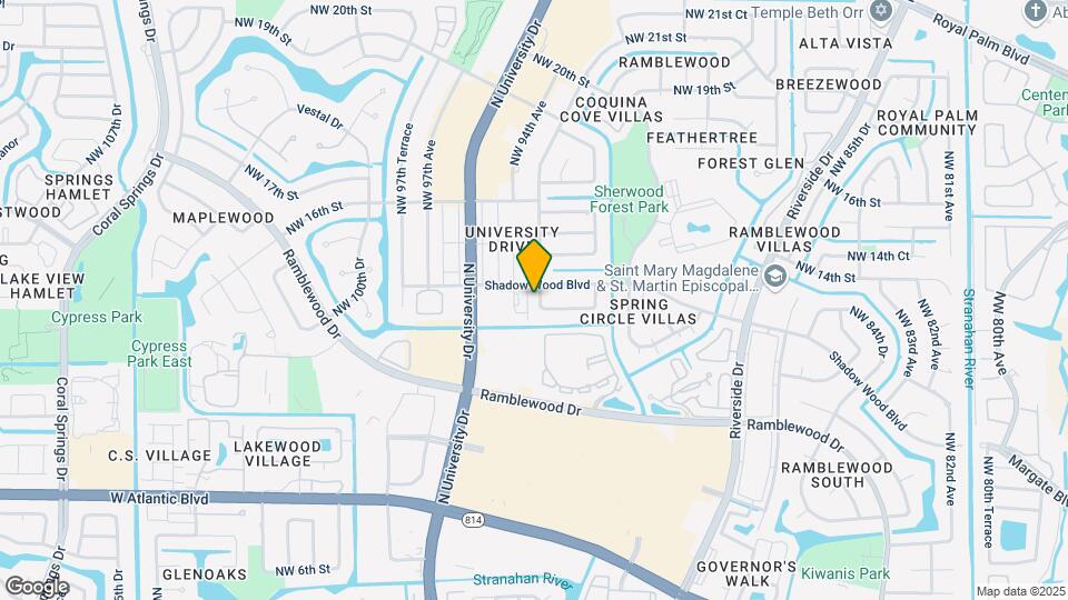 1372 NW 93rd Terrace Map and Location Details