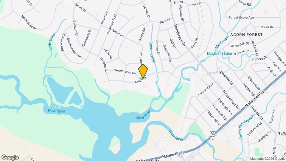 314 Woodhaven Dr Map and Location Details
