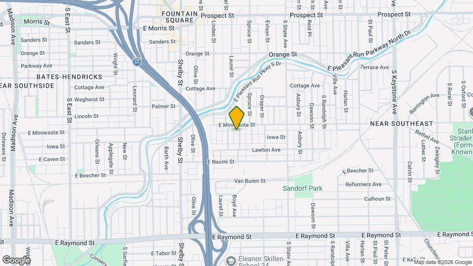 1718 Thaddeus St Map and Location Details