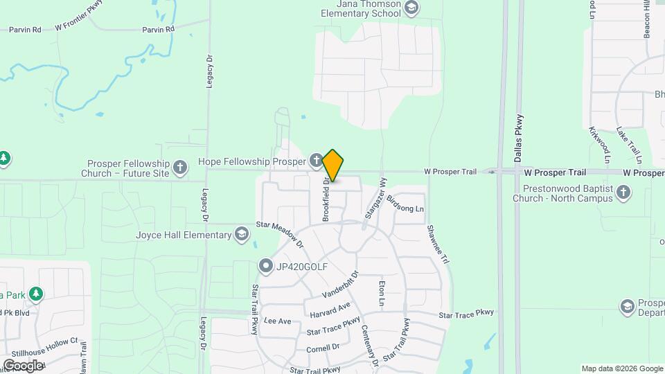 1950 Foxglen Dr Map and Location Details