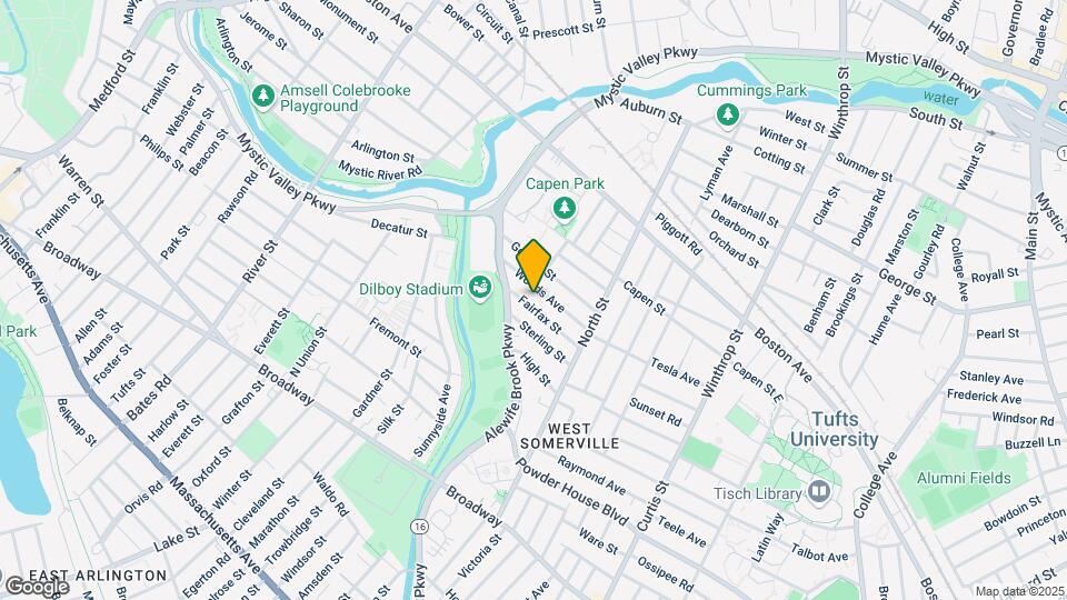 57 Fairfax St, Unit 1 Map and Location Details