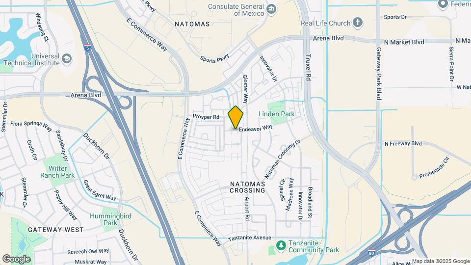 2342 Endeavor Way Map and Location Details