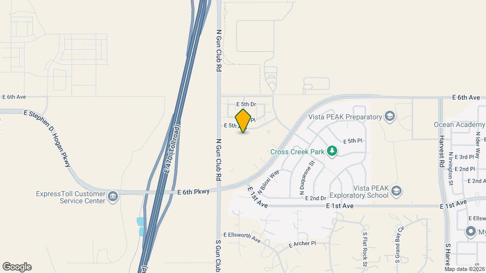 370 N Addison Way Mapa y Detalles de la Ubicación