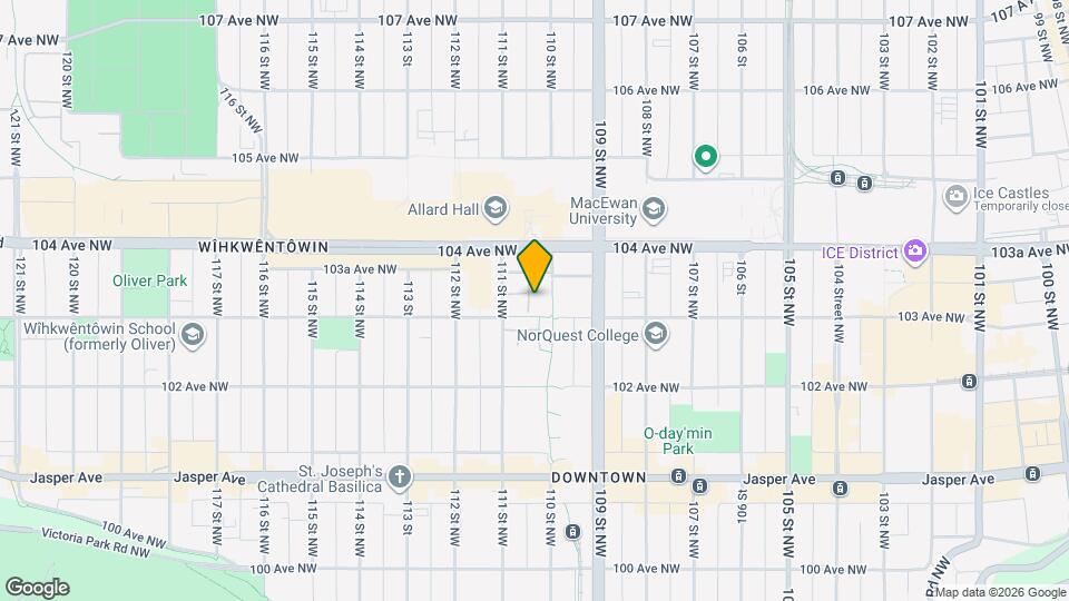 10311-10111 111 St NW Map and Location Details