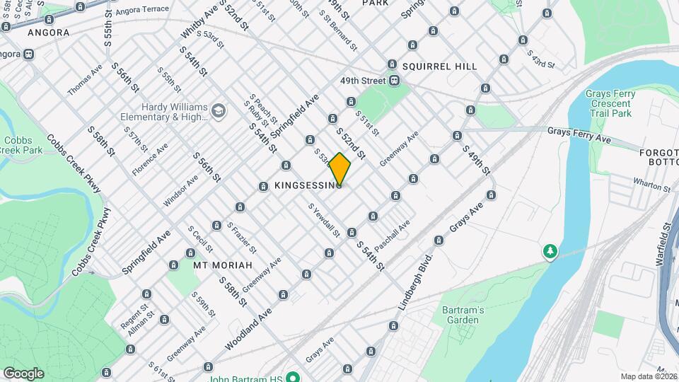 5314 Upland St Map and Location Details