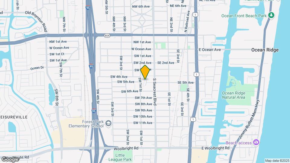 523 SW 1st Ct Map and Location Details