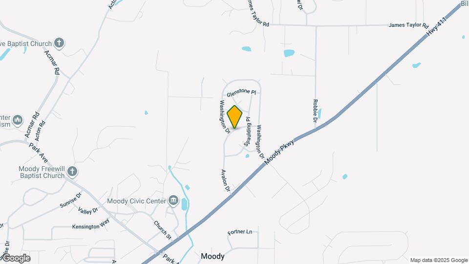 1128 Avalon Dr Mapa y Detalles de la Ubicación