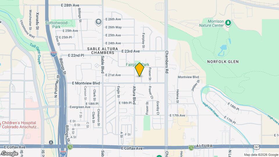 2041 Fairplay St Mapa y Detalles de la Ubicación