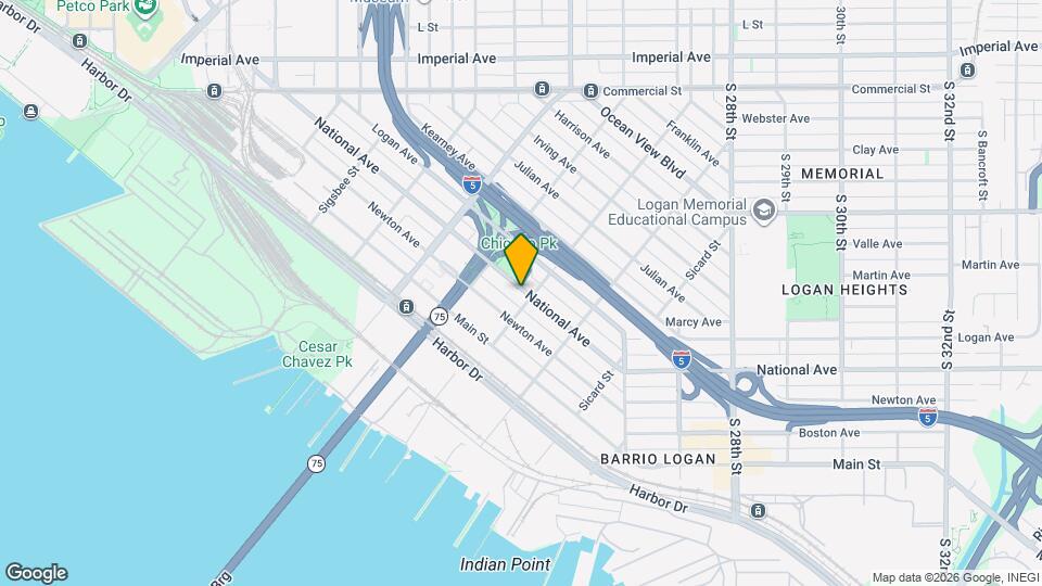 2084 1/2-3829 National Ave Map and Location Details