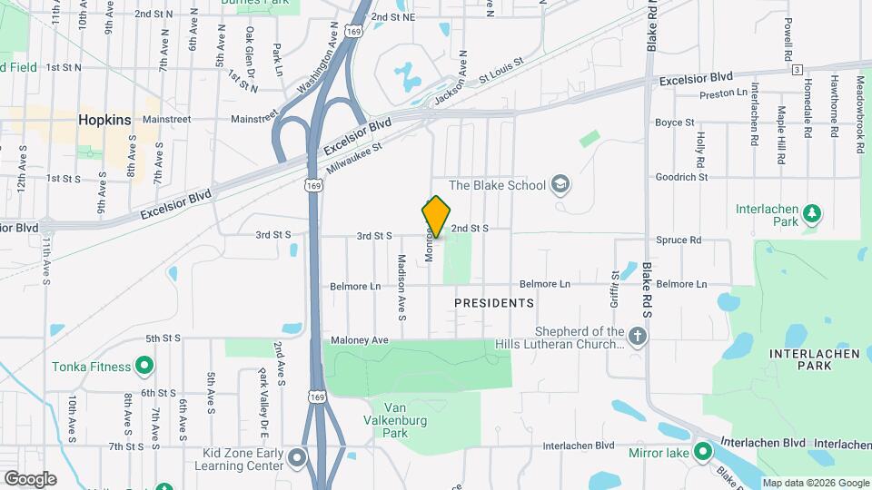 303 Monroe Ave S Map and Location Details