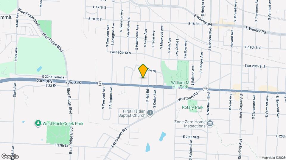 2225 S Home Ave Map and Location Details