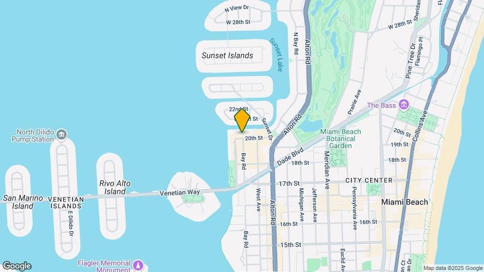 1415 Sunset Harbour Dr Map and Location Details