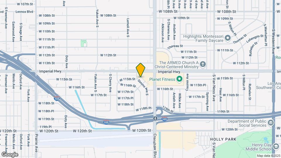 11500 Simms Ave Map and Location Details