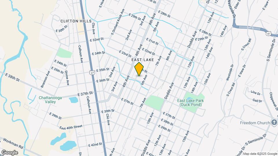 2305 E 35th St Map and Location Details