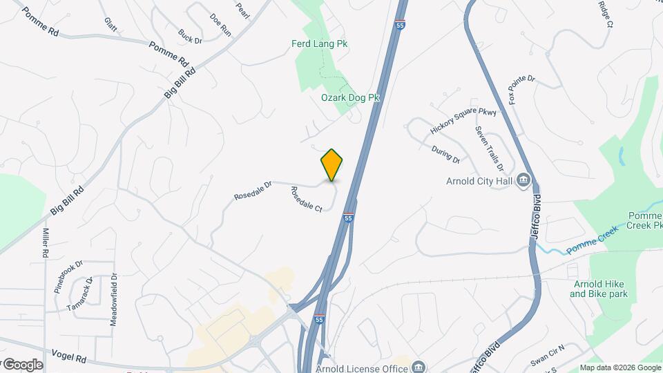 2005 Rosedale Ct Map and Location Details