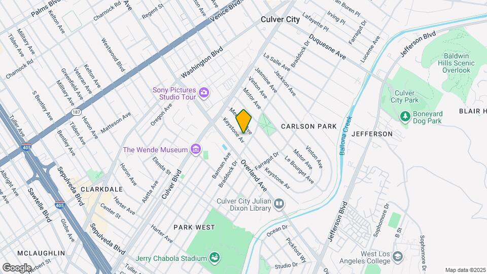 4180 Keystone Av Map and Location Details