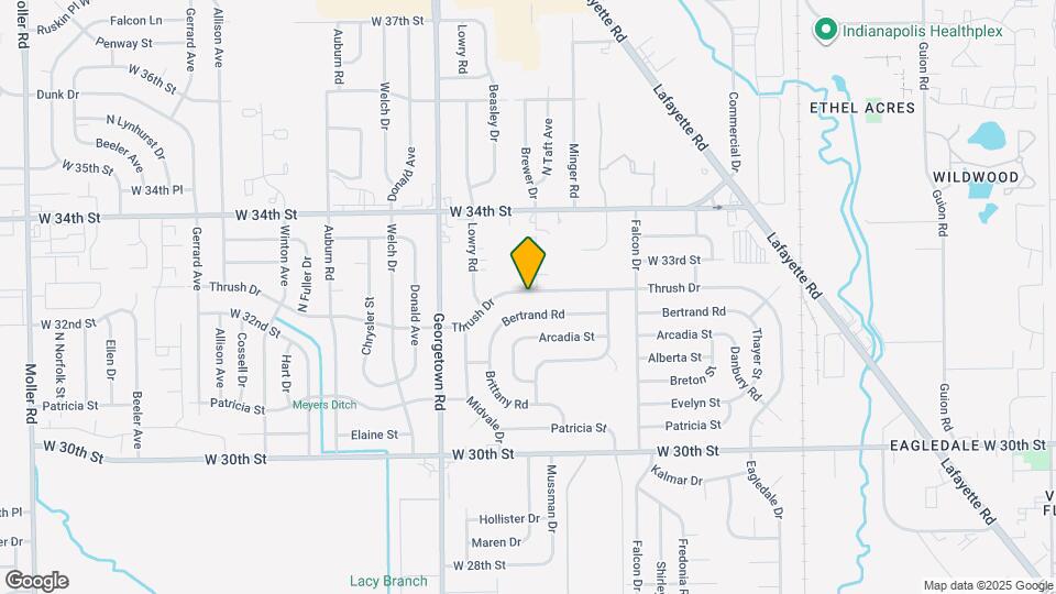 4507 Thrush Dr Map and Location Details