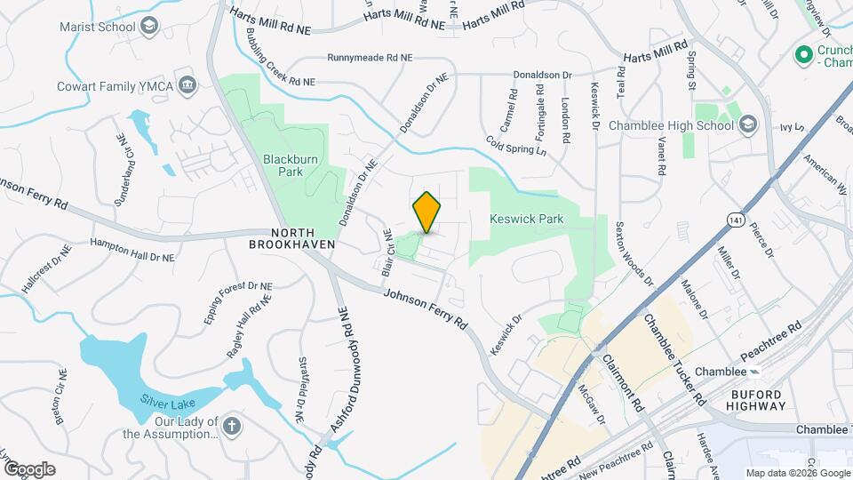 3618 Brookleigh Ln NE Map and Location Details