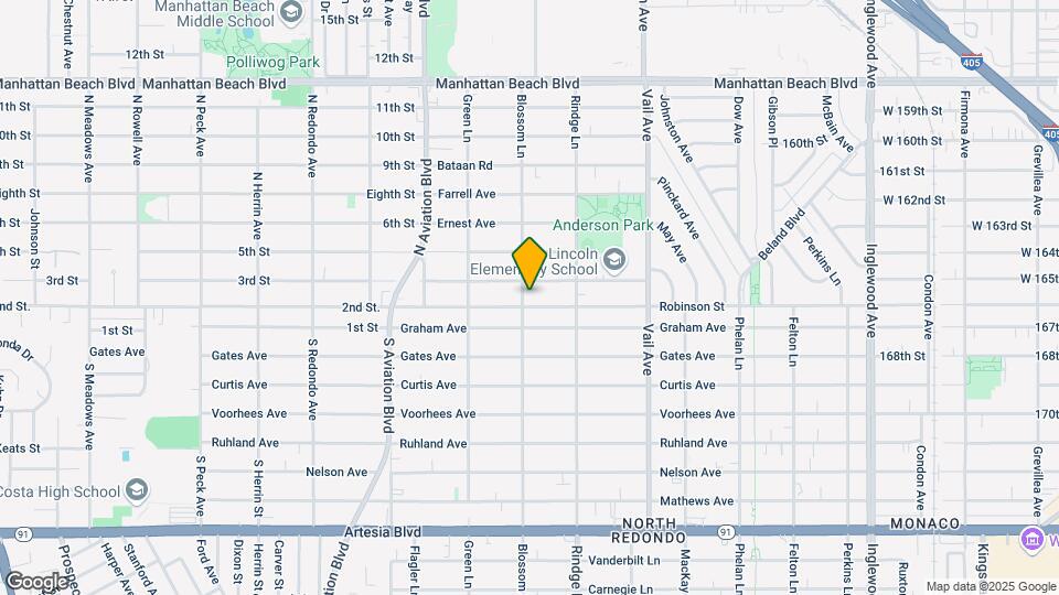 2103 Robinson St Map and Location Details