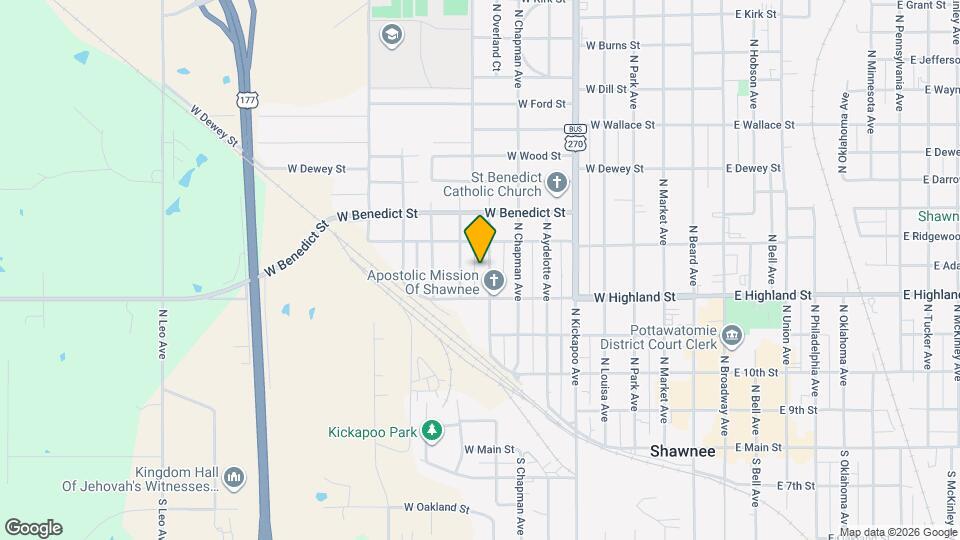 534 N Pottenger Ave Map and Location Details