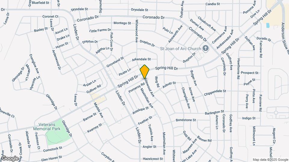 2337 Pomeroy Rd Map and Location Details