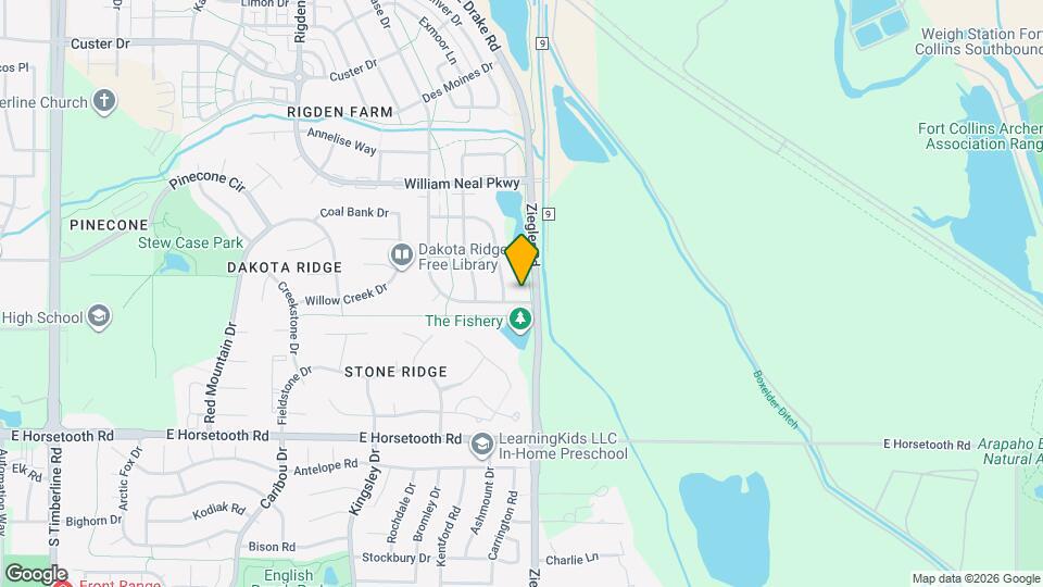 3038 Percheron Dr Map and Location Details