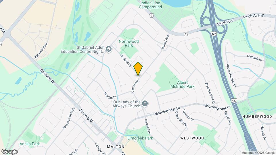 7554 Darcel Ave Map and Location Details