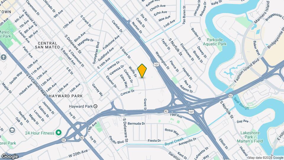 1742 S Grant St Mapa y Detalles de la Ubicación