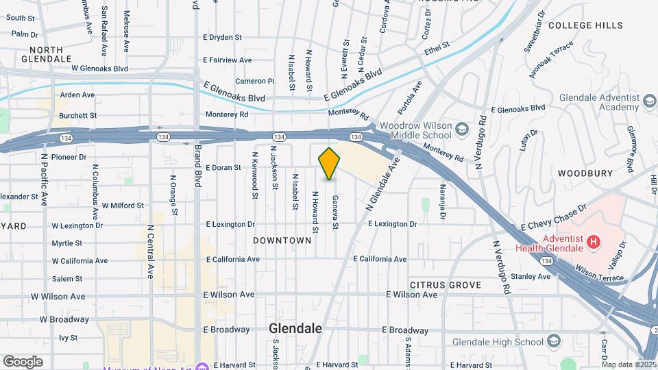 515 Geneva St Map and Location Details