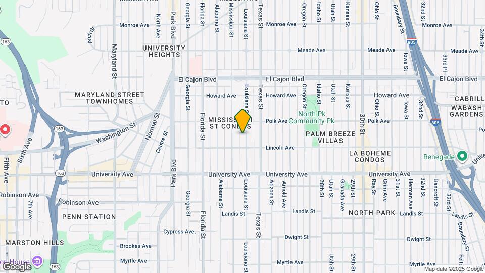 4036 1/2 Louisiana St Map and Location Details